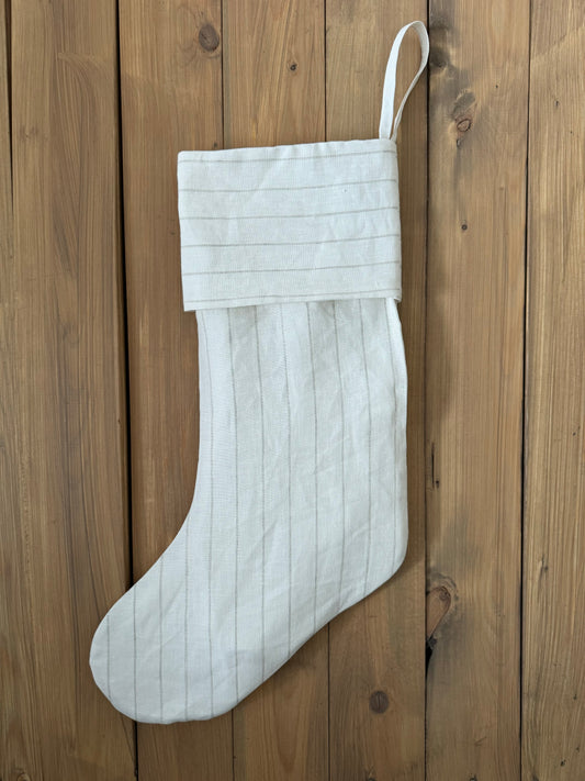 Linen Stocking - Narrow Stripe