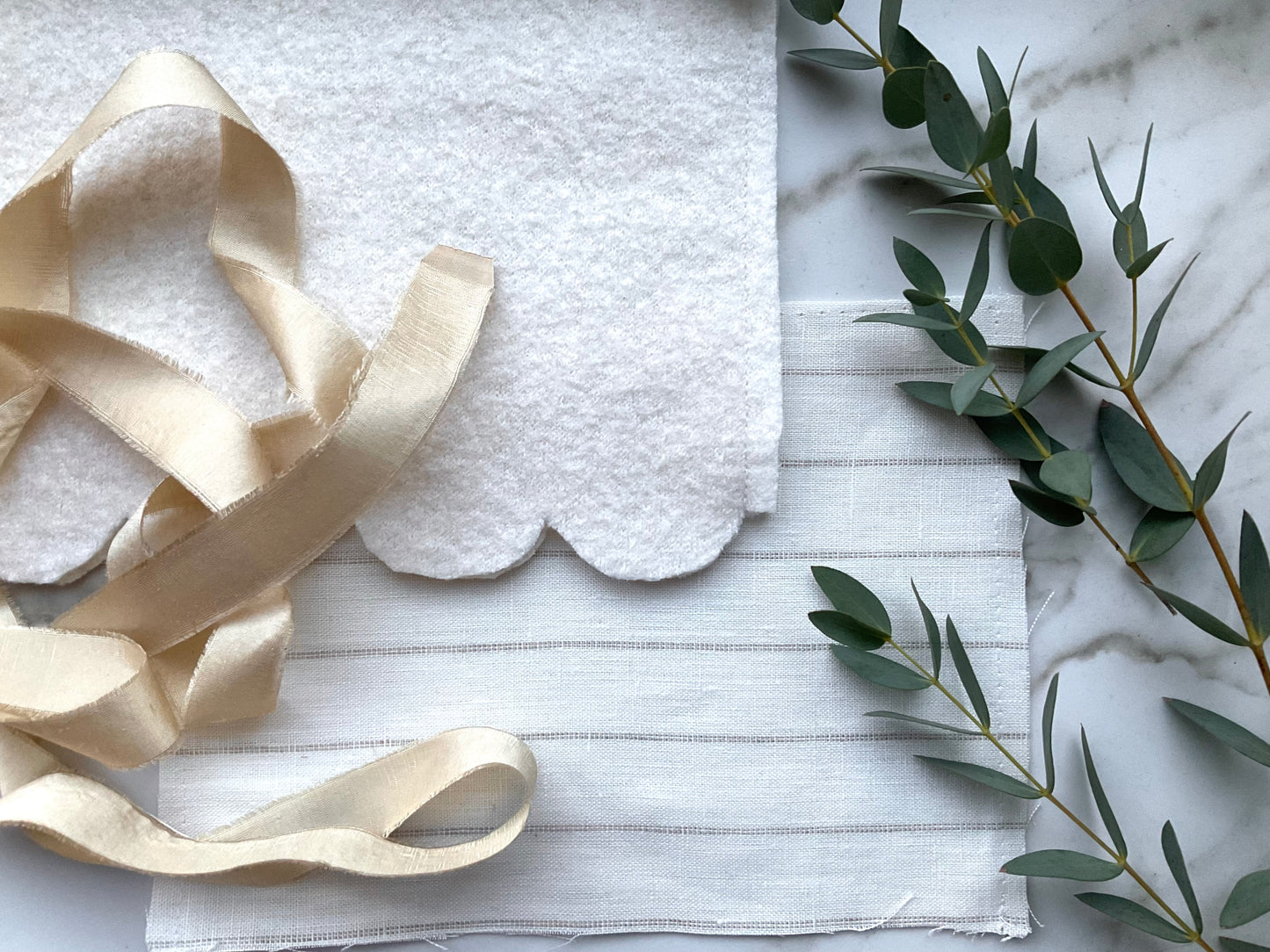 Boiled Wool Stocking - Scalloped Cuff